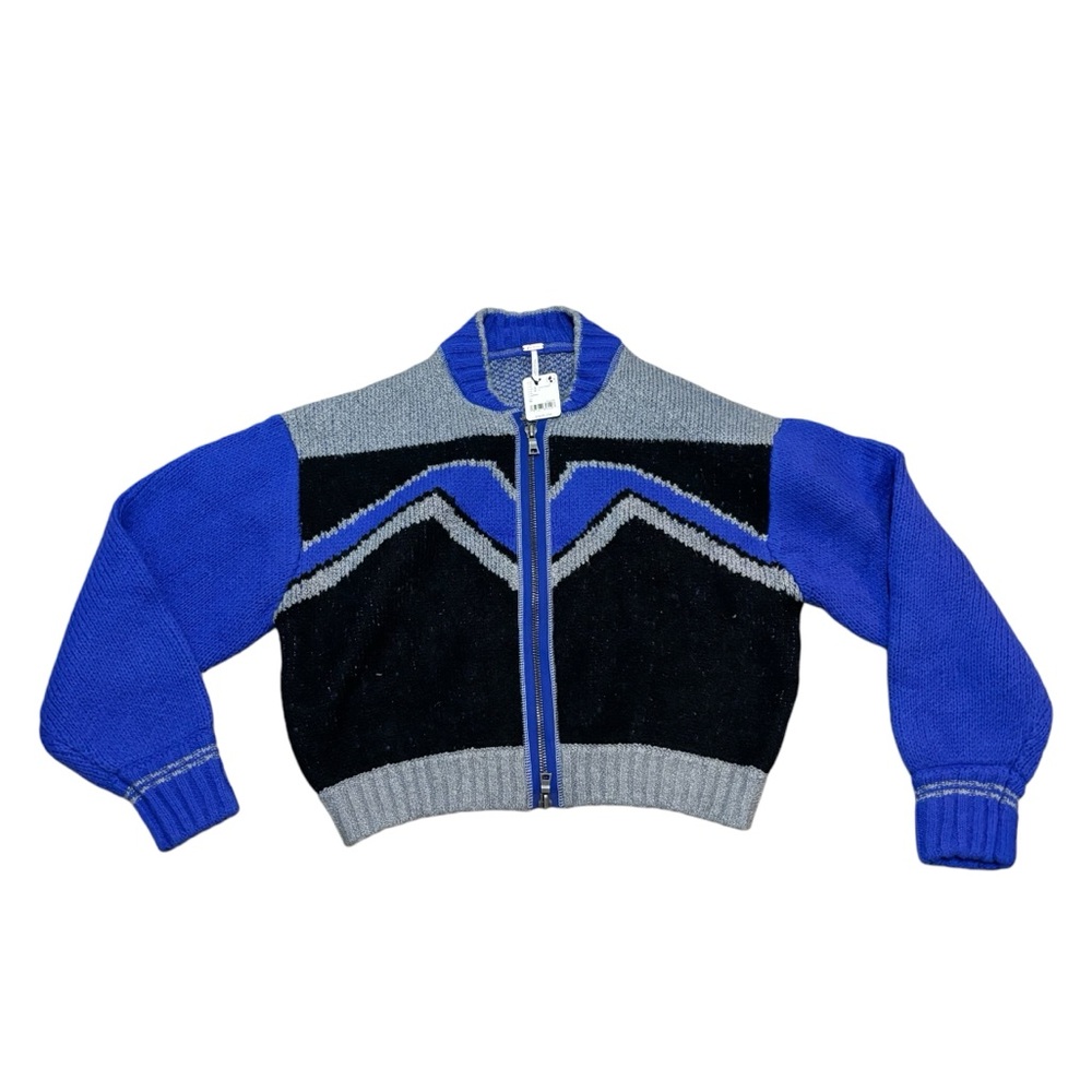 Free People Lucky Sweater Bomber Jacket NWT - Picture 6 of 12